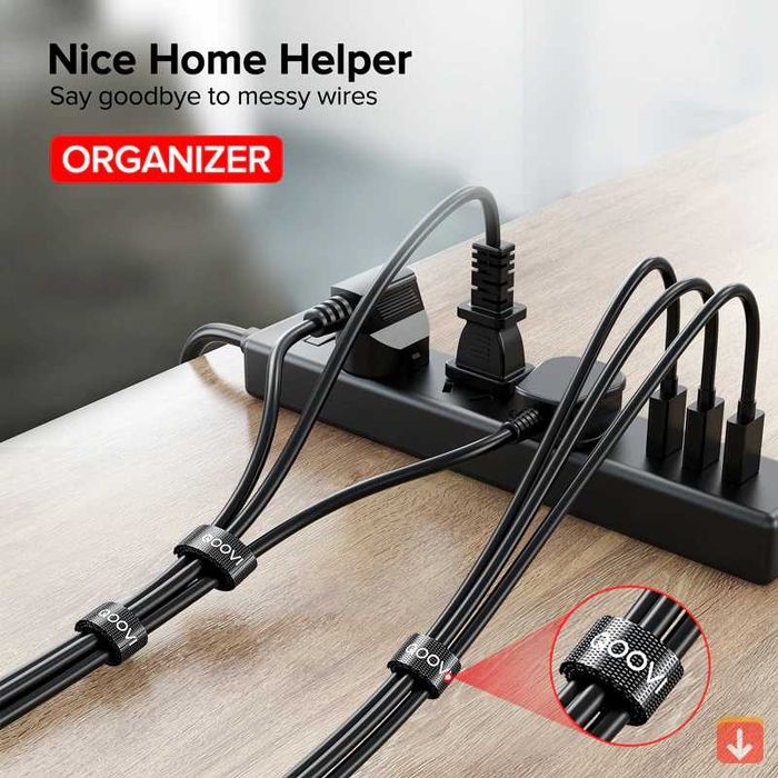 Velcro Cable Organizer Strap (0.5m, 1m, 2m, 3m, 5m)427551206870231044