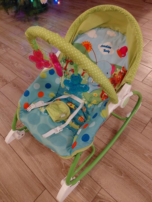 Leżaczek bujaczek Fisher Price