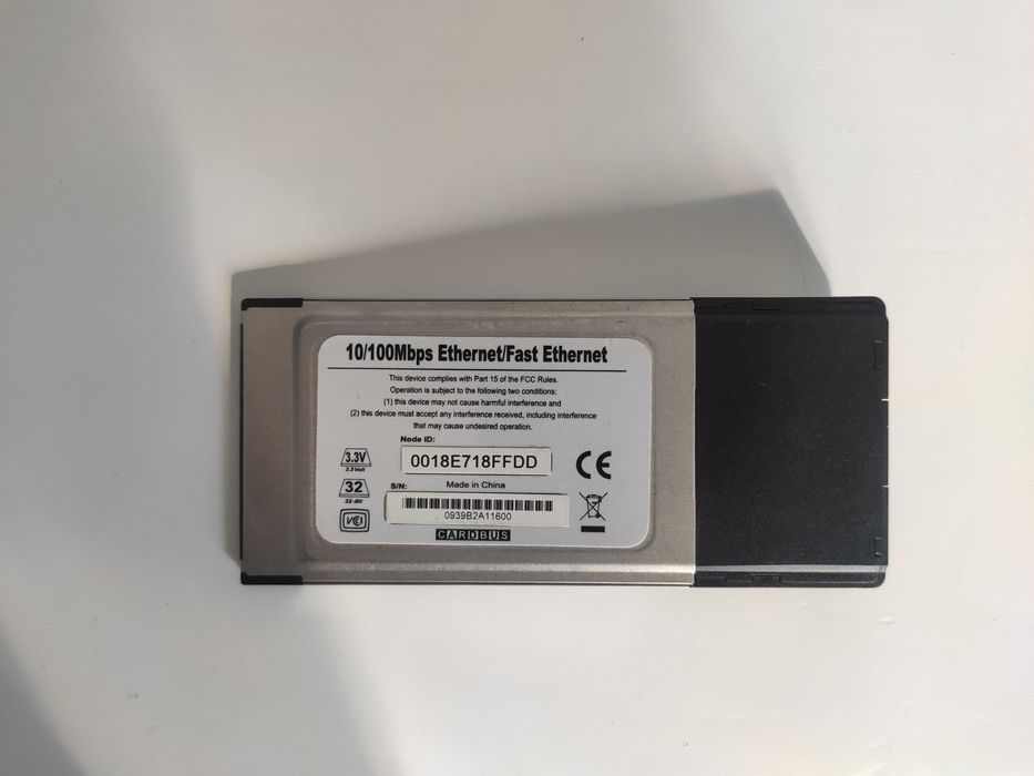 Adaptador rede PCMCIA - Digitus Fast Ethernet Adapter (PCMCIA)