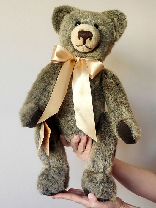 Vintage!Kolekcjonerski,duży trociniak Miś Martin-Teddy.