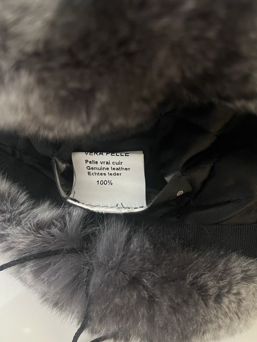 Шапка з хутра кролика Jiuliana Teso