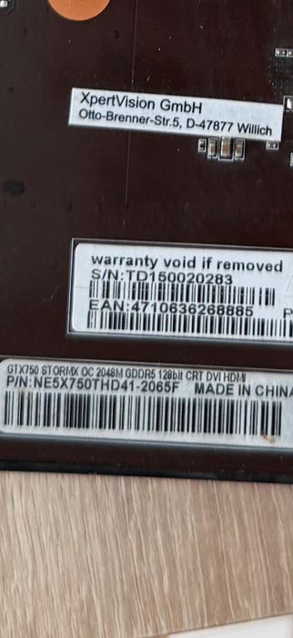 Karta graficzna Palit GeForce GTX 750 StormX OC 2GB GDDR5 (128 bit)