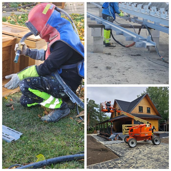 Piaskowanie sodowanie Malowanie Impregnacja