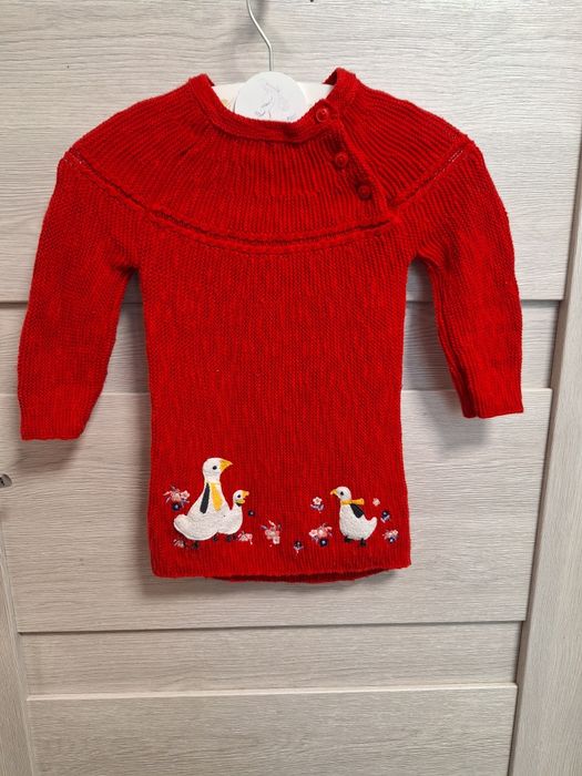 Dzianinowa sukienka TU 68-74 gąski