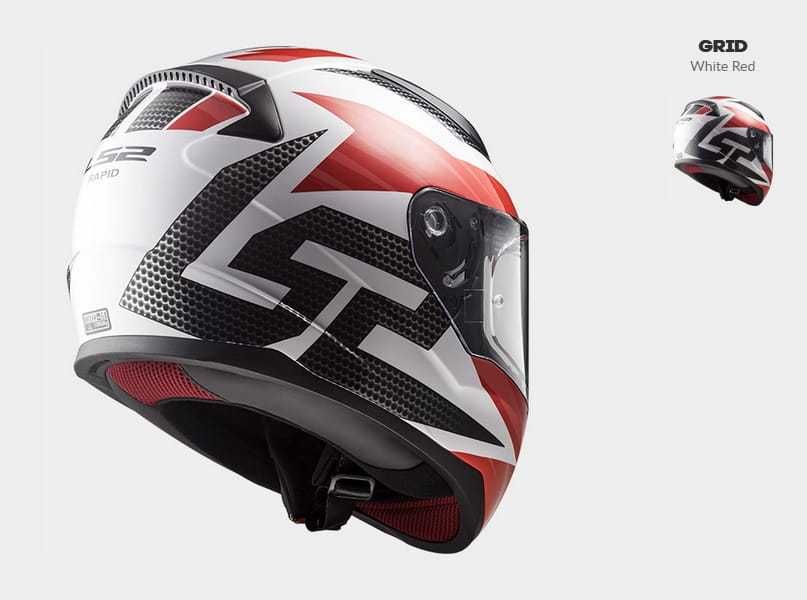 Kask LS2 FF353 Rapid grid white rozmiar XXXL