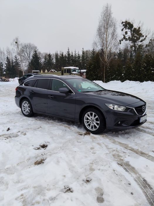 Mazda 6 zadbana, po serwisie,  fajny stan, nowe opony, swieży pt i oc