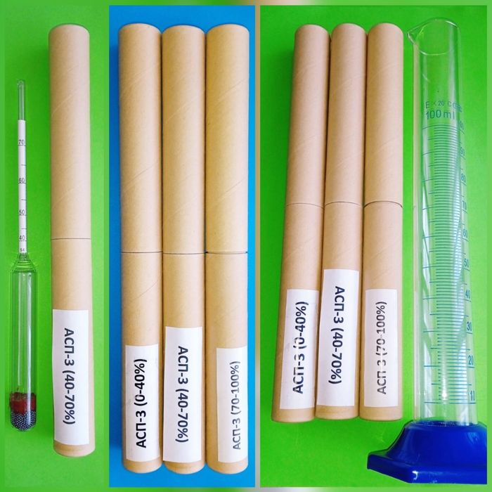 Набір ареаметрів АСП-3 цукромір АС-3