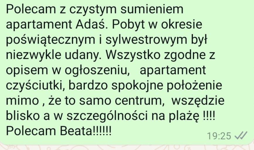 Nowoczesny apartament Adaś wolne terminy w tekście