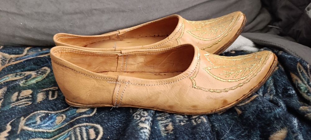 Skórzane buty z egiptu