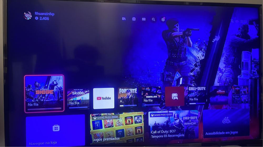 Xbox one com dois comandos aceito trocas