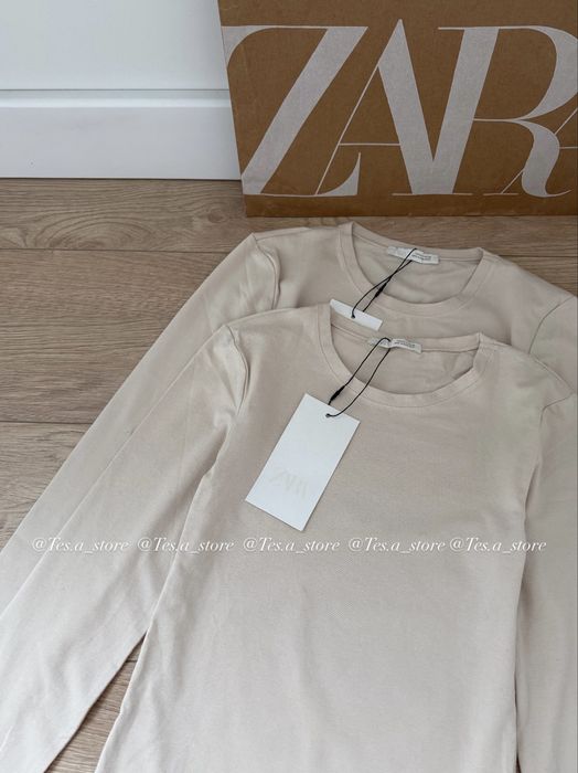 Базові лонгсліви Zara лонгслів кофточка