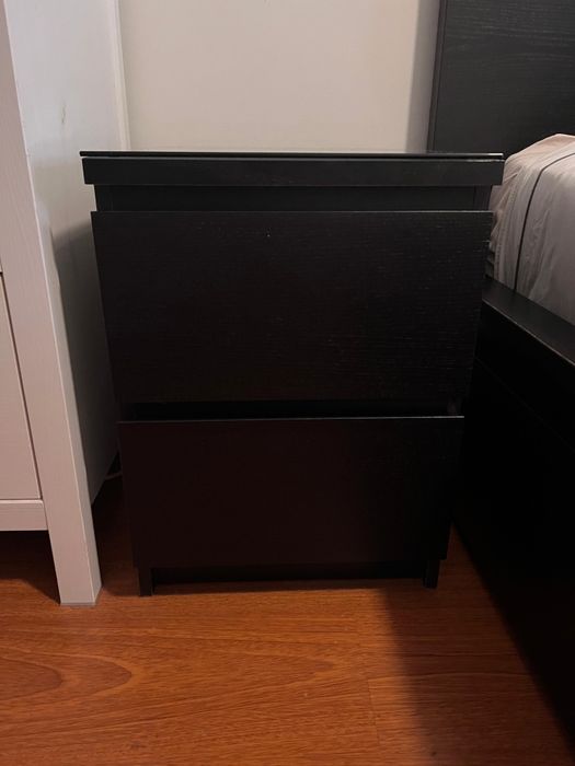 Cama MALM IKEA com estrado