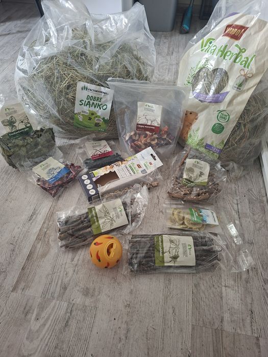 Przysmaki dla krolika swinki morskiej