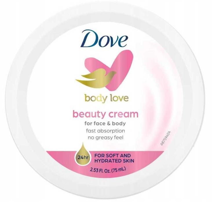 Dove Body Love nawilżający krem do twarzy i ciała 75ml