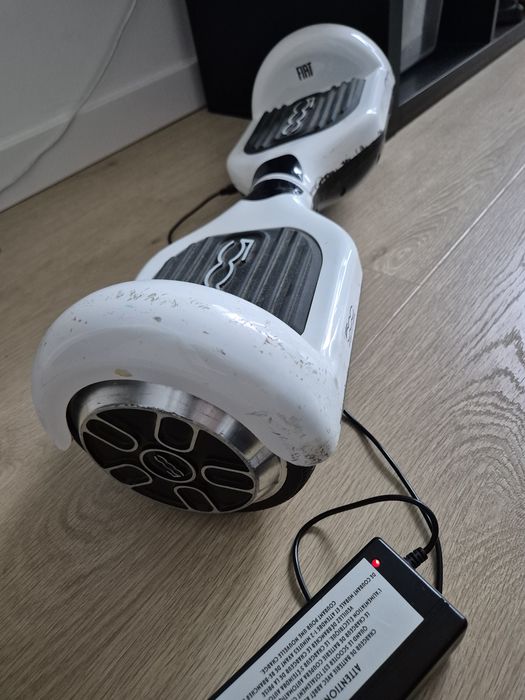 Deskorolka elektryczna Fiat 500 (Hoverboard) 6.5" + Ładowarka | OKAZJA