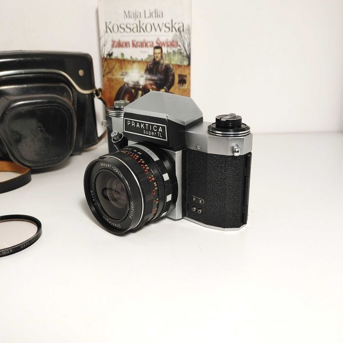 Niezawodna Lustranka analogowa PRAKTICA Super TL  Orestegon 1:2,8 29mm