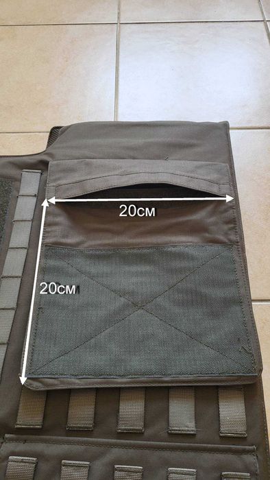 Плитник плитоноска бронежилет Bulletproof Vest XL L