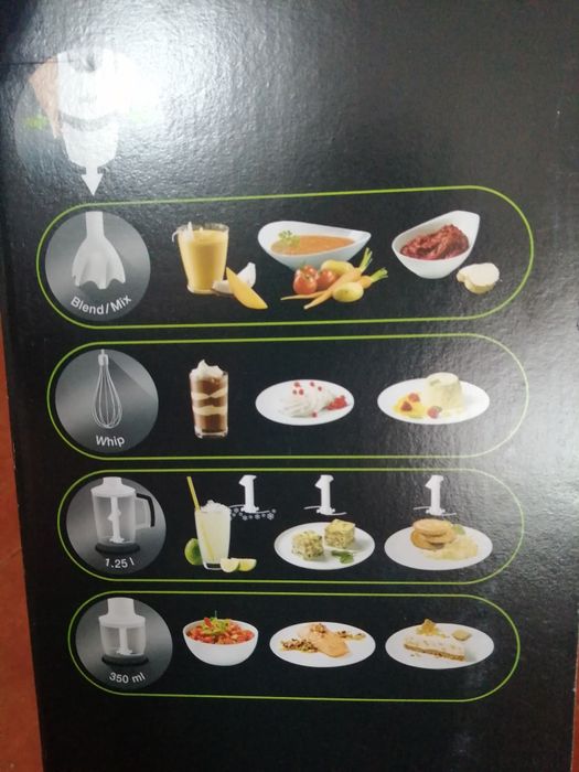 Conjunto Braun minipimer 5, novo.