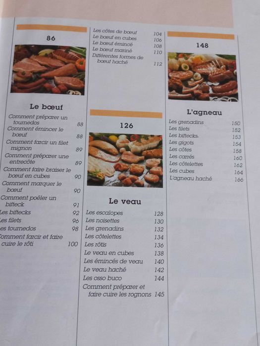 Livro de receitas em FRANCÊS
