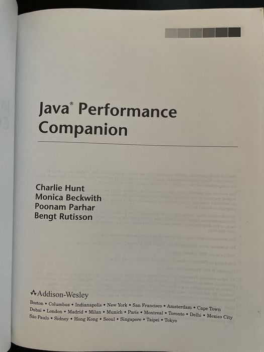 Java Performance Companion 1st Edition