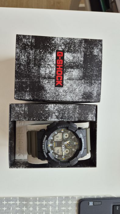 Casio ga-100tu-1a3er z mojej prywatnej kolekcji