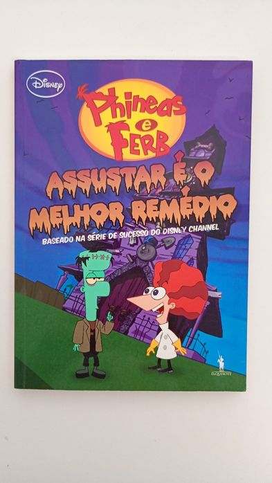 Livro phineas e Ferb Disney