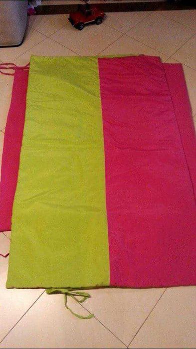 Decoração de quarto menina Fushia e verde