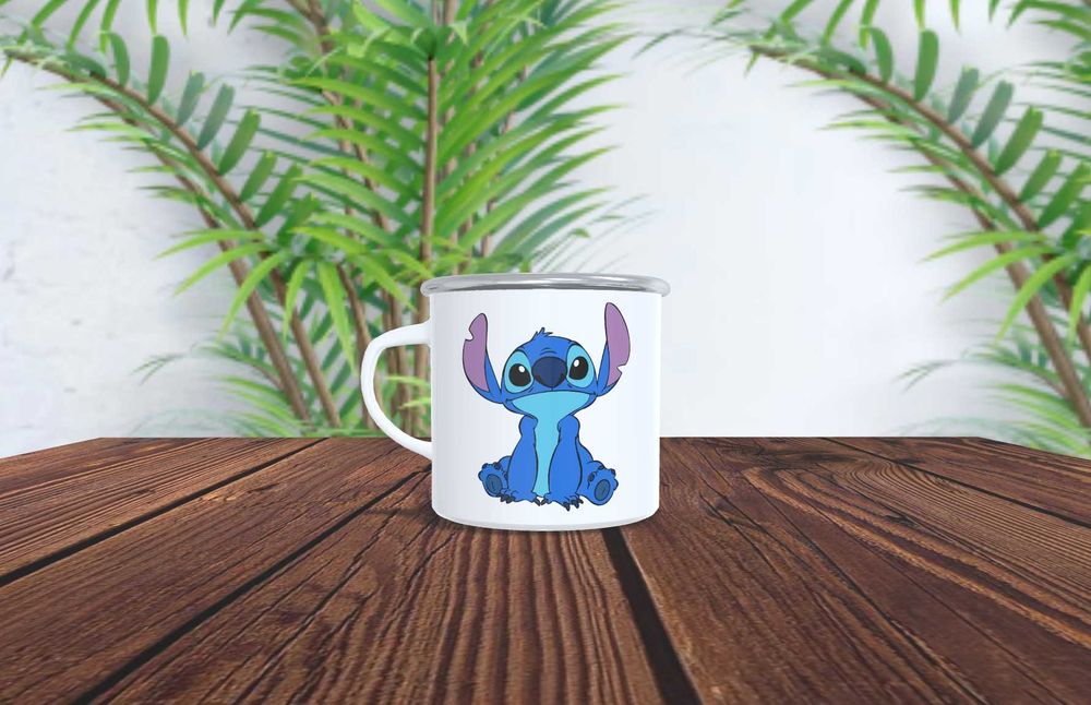 Canecas de café esmaltadas estampadas personalizadas