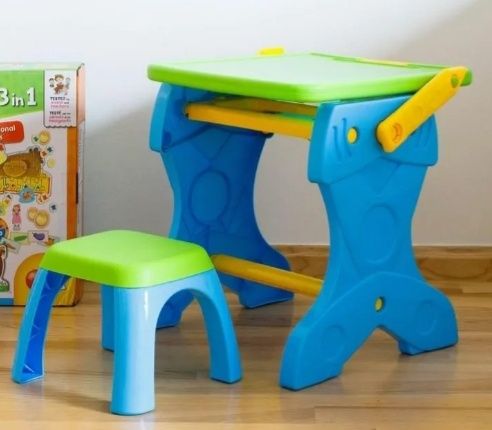 Tablica podświetlana suchościeralna magiczne biurko z krzesełkiem