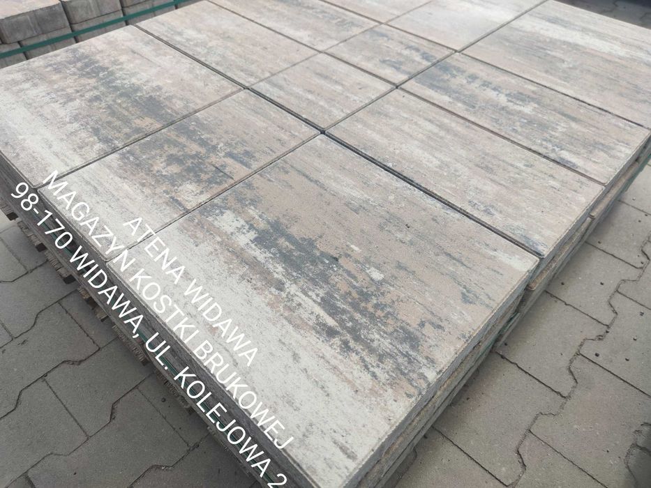kostka brukowa PORTOS inverno 6cm DUŻY FORMAT palisady PROJEKT GRATIS