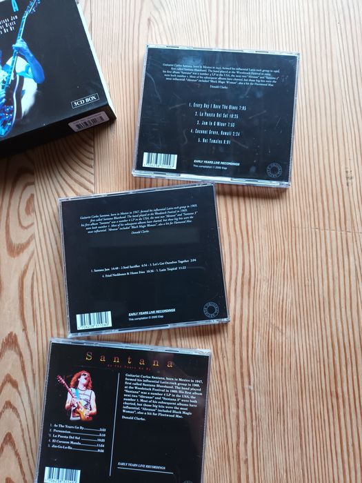 Conjunto 3 CD's Santana