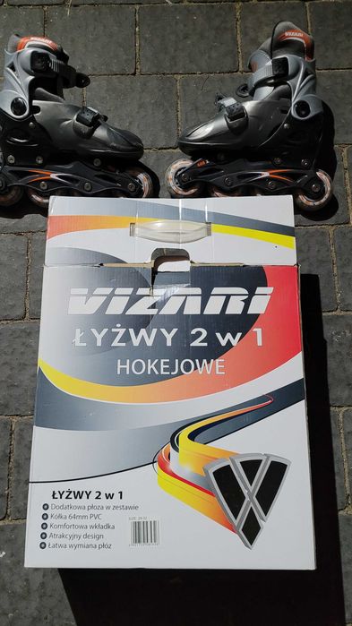 Rolki i łyżwy 2w1 rozmiar 21-23