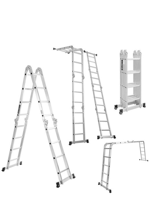 Escada multiusos em alumínio