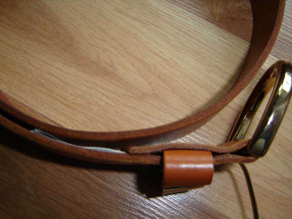 Pasek skórzany damski