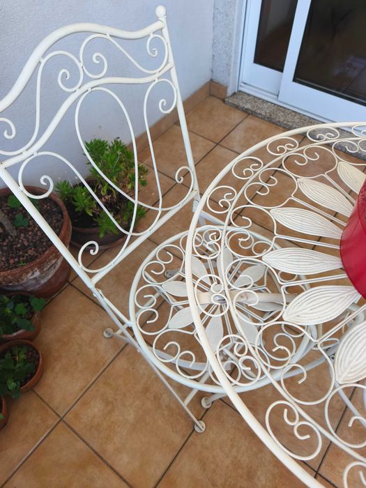 Conjunto de Jardim em ferro