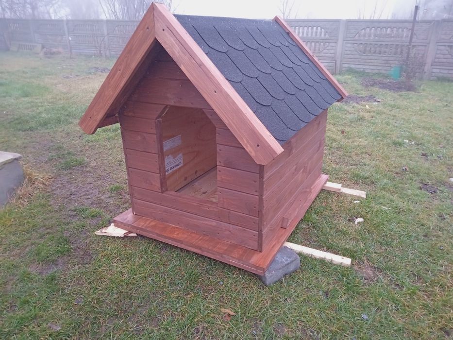 Buda dla psa XXL owczarka OKAZJA (ocieplana) solidna.  Możliwość tranp