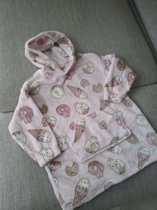 122/128 poncho plażowe kąpielowe na basen kappahl