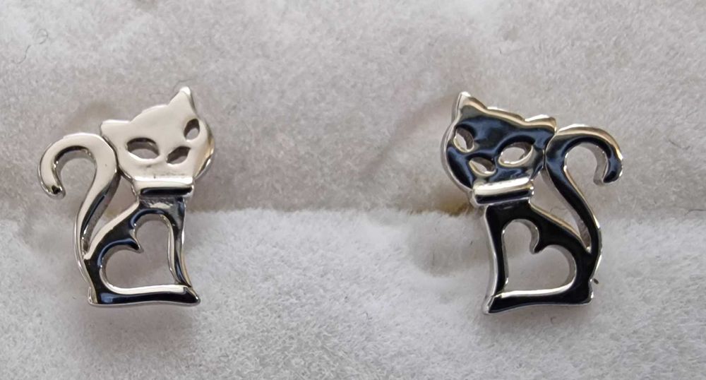 Kolczyki kotki .