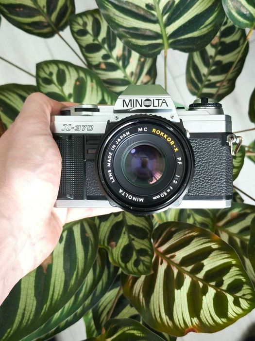 Фотокамера Minolta X-370 з Обєктивом Minolta MC Rokkor-X PF 50mm f/2