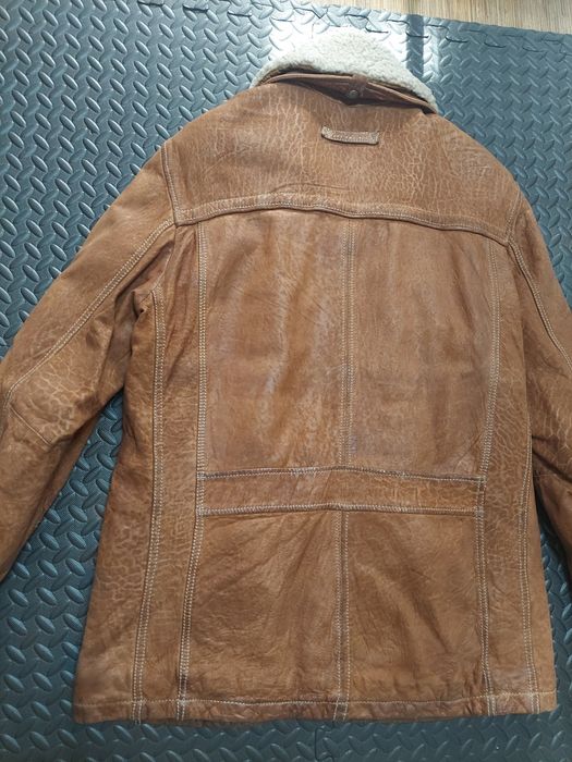 Kurtka skórzana Milestone klasa premium nowa L super
