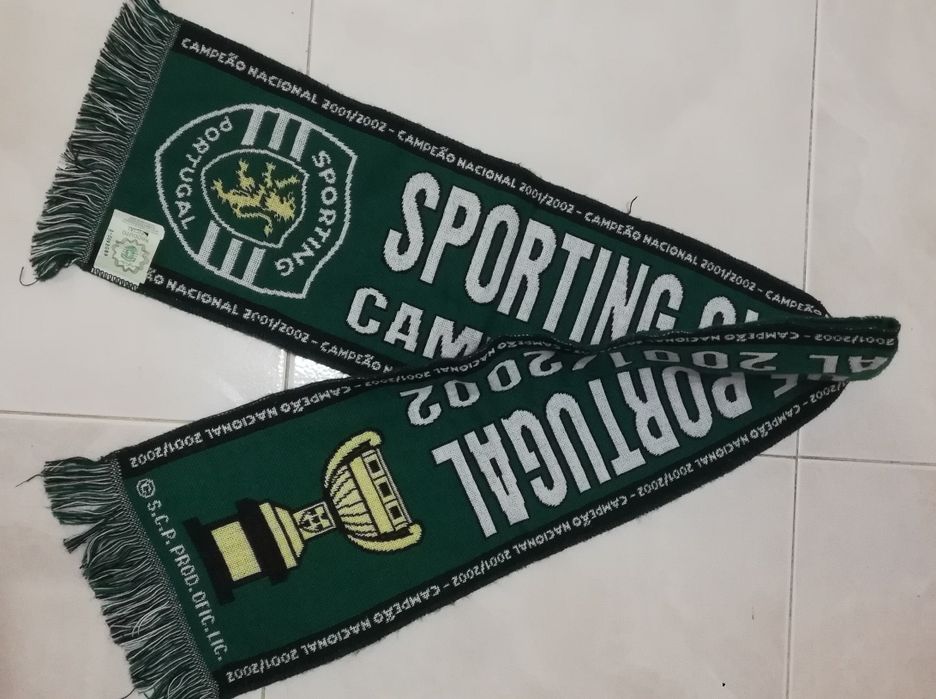 Cachecol do Sporting campeão 2001