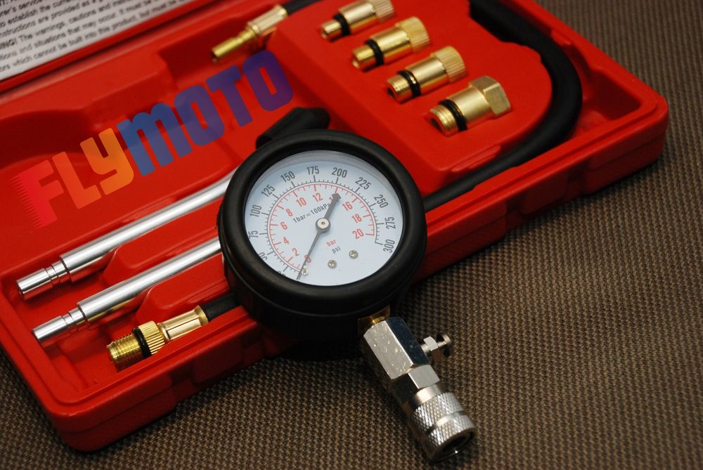 Компресометр, мото, авто, для бензиновых двигателей, замер компресии.