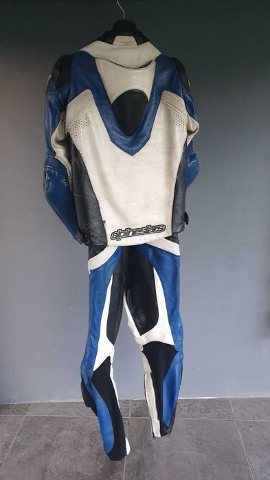 Conjunto casaco e calças em pele Alpinestars