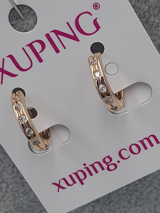 Drobne kolczyki kółeczka Xuping