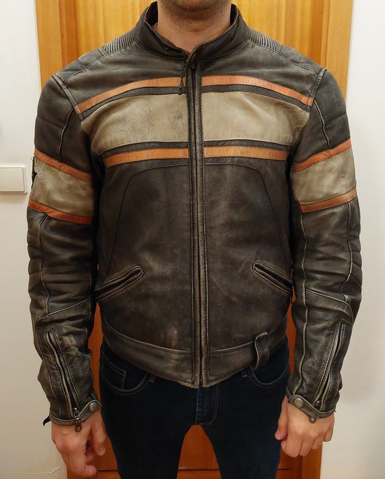 Casaco Motard em pele