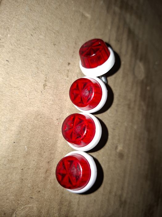 Mały odblask chlapacza rejestracji wsk shl wfm junak motorynka komar