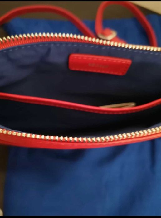 Le Tanneur Pochette Charlotte Vermelha