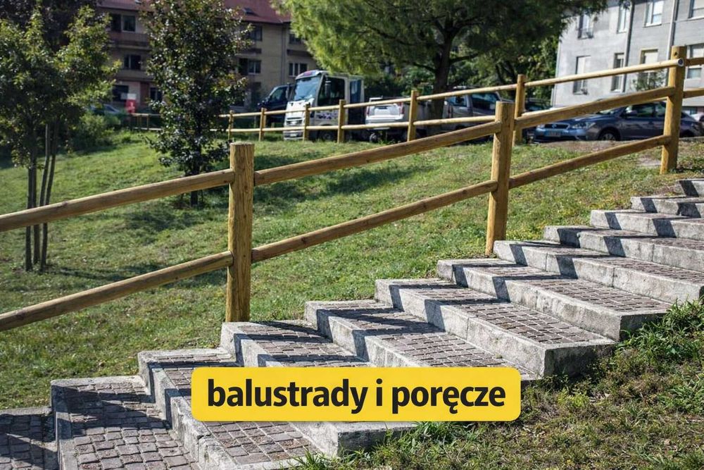 Ogrodzenie Drewniane Padok Zagroda Płot z Bali Lonżownik