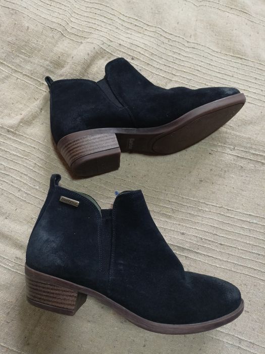 Botki skórzane Barbour