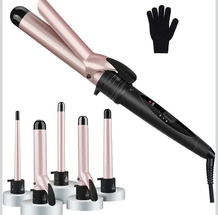 Ceramiczna lokówka do włosów 5 w 1